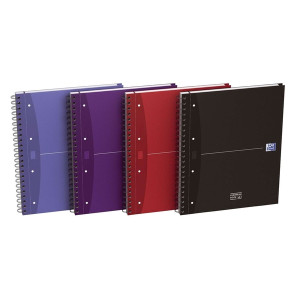 Oxford Office European Book - A4+, 7mm liniert, 120 Blatt, sortiert
