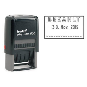 trodat® Printy Datumstempel mit "BEZAHLT" 4750/L2 - 41 x 24 mm