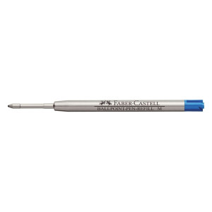 Faber-Castell Kugelschreibermine - M, blau, dokumentenecht, Großraummine