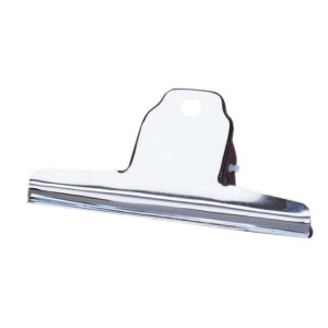Alco Briefklemmer Metall lackiert - 125 mm, Klemmvolumen 40 mm, vernickelt, 10 Stück