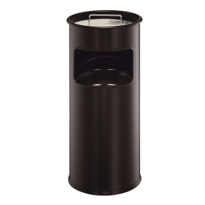 Durable Standascher mit Sandschale METALL rund, 260x620mm (ØxH), 17 l, schwarz