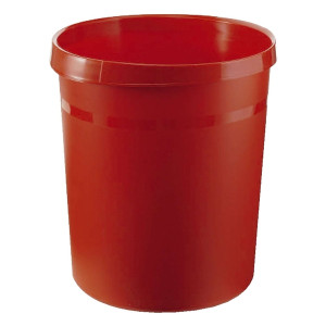 HAN Papierkorb GRIP, 18 Liter, rund, 2 Griffmulden, extra stabil, rot