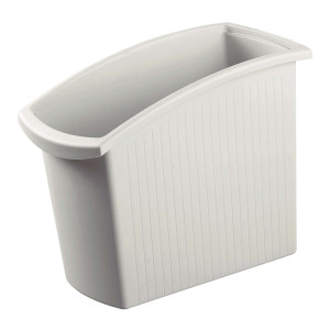HAN Papierkorb MONDO,18 Liter, rechteckig, ergonomisch schlank, lichtgrau
