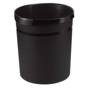 HAN Papierkorb GRIP KARMA - 18 Liter, rund, 100% Recyclingmaterial, öko-schwarz
