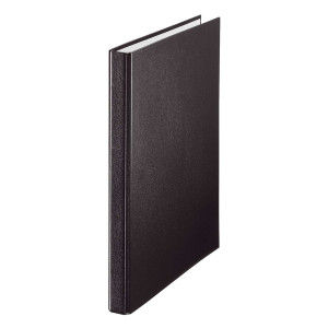 Leitz 4209 Standard Ringbuch, 2 Ringe - A4, Ring-Ø 16 mm, schwarz