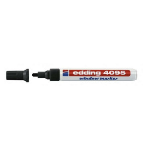 Edding 4095 Windowmarker - 2 - 3 mm, schwarz