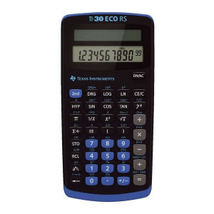 Texas Instruments Taschenrechner TI-30 ECO RS, Solar-Energie, 79 x 153 x 18 mm