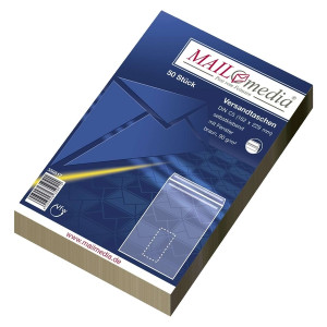 Versandtaschen Recycling - C5, mit Fenster, selbstklebend, 90 g/qm, braun, 50 Stück