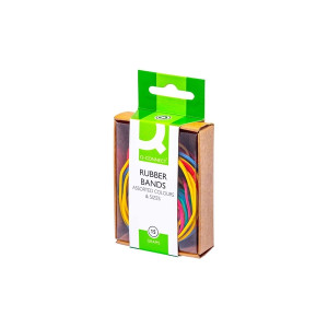 Gummiringe Q-Connect DM + farbig sortiert 15g
