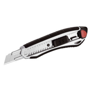 WESTCOTT Cutter "Aluminium Alloy" Klinge 18mm silber/schwarz/rot E 84025 00