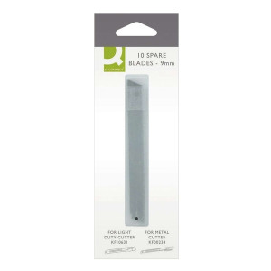 Q-Connect Cutter 9 mm - Ersatzklingen, 10 Stück