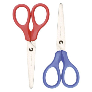 Q-Connect Bastelschere - 13 cm, farbig sortiert