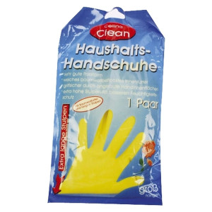 Clean Latex Gummihandschuhe - Größe L, Pack mit 1 Paar