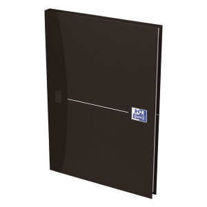 Oxford Office Notizbuch - A5, kariert, schwarz