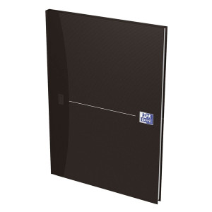 Oxford Office Notizbuch - A4, liniert, schwarz