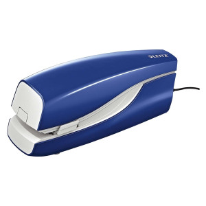 Leitz 5533 Großes elektrisches Heftgerät NeXXt, Heftleistung 20 Blatt, blau