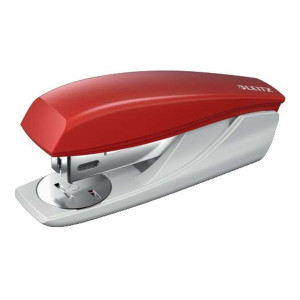 Leitz 5501 Büroheftgerät Klein NeXXt, 25 Blatt, rot