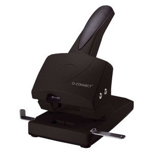 Q-Connect Extrastarker Registraturlocher - 63 Blatt, schwarz