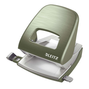 Leitz 5006 Bürolocher NeXXt Style, Metall, 30 Blatt, seladon grün