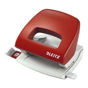 Leitz 5038 Bürolocher Klein NeXXt, 16 Blatt, rot