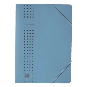Elba Eckspanner chic, Karton (RC), 320 g/qm, A4, blau