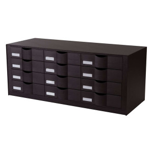 Paperflow Schubladenelement für Rolladenschrank easyOffice schwarz