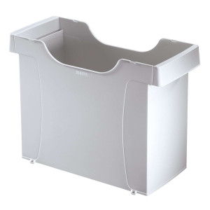 Leitz 1908 Hängemappenbox Uni-Box Plus, für Hängemappen A4, Polystyrol, grau