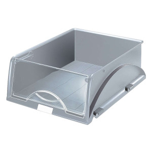 Leitz 5231 Briefkorb Sorty, A4, Polystyrol, grau