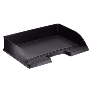 Leitz 5218 Briefkorb Standard Plus, A4 quer, Polystyrol, schwarz