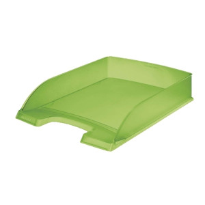 Leitz 5227 Briefkorb Standard Plus, A4, Polystyrol, grün frost