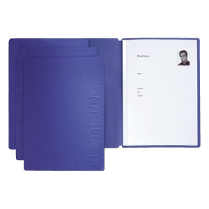 Pagna® Bewerbungsmappe Solo - blau