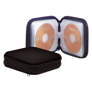 Q-Connect CD-Wallet - für 24 CDs/DVDs