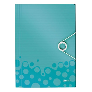 Leitz 4599 Eckspannermappe WOW - A4, PP, eisblau