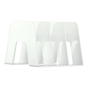 HAN Katalogsammler SORTER - hochglänzend, 3 Fächer, extra stabil, weiß