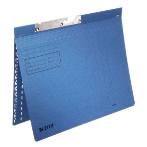 Leitz 2014 Pendelhefter Combi - kfm. Heftung, Manilakarton, blau
