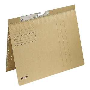 Leitz 2114 Pendelhefter Combi - kfm. Heftung, Natronkarton, naturbraun