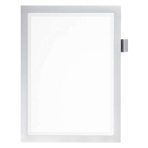 Durable Informationsrahmen DURAFRAME® NOTE - A4, sk Rückseite, metallic silber