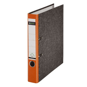 Leitz 1050 Ordner A4 Wolkenmarmor, 52 mm, orange