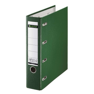 Leitz 1012 Plastik-Doppelordner - 2x A5 quer, 75 mm, grün