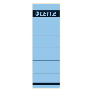 Leitz 1642 Rückenschilder - Papier, kurz/breit, 10 Stück, blau