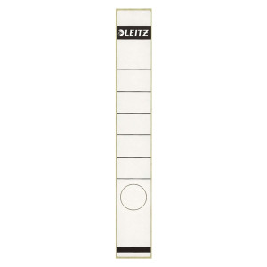 Leitz 1648 Rückenschilder - Papier, lang/schmal, 10 Stück, weiß