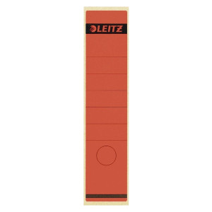 Leitz 1640 Rückenschilder - Papier, lang/breit, 10 Stück, rot