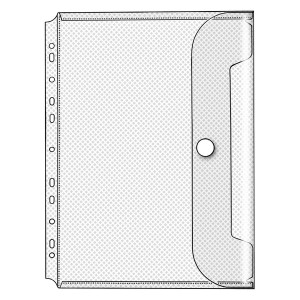 Veloflex® Dokumentenhüllen Serie Crystal - transparent, für A4, Packung mit 10 Stück
