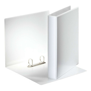 Esselte Ringbuch Präsentation, mit Taschen, A4, PP, 2 Ringe, 30 mm, weiß