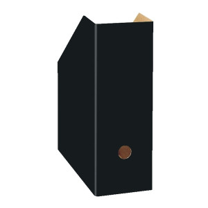 Landré® Stehsammler Color extra breit, 105 x 260 x 310 mm, schwarz