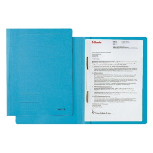 Leitz 3003 Schnellhefter Fresh - A4, Pendarec-Karton (RC), blau