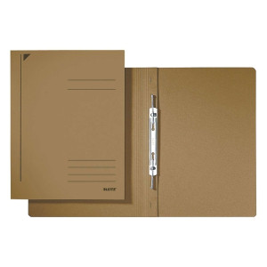 3040 Spiralhefter - A4, 250 Blatt, kfm. Heftung, Recycling-Karton, braun