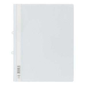 Durable Sichthefter mit Abheftschieber, Hartfolie, 0,16 mm, DIN A4, 280 x 330 mm, weiß