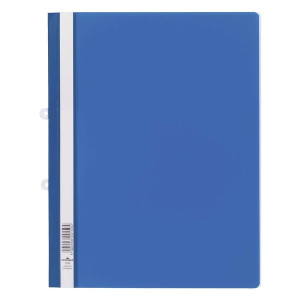 Durable Sichthefter mit Abheftschieber, Hartfolie, 0,16 mm, DIN A4, 280 x 330 mm, blau