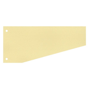 WEKRE Trennstreifen Trapez - 190 g/qm Karton, gelb, 100 Stück